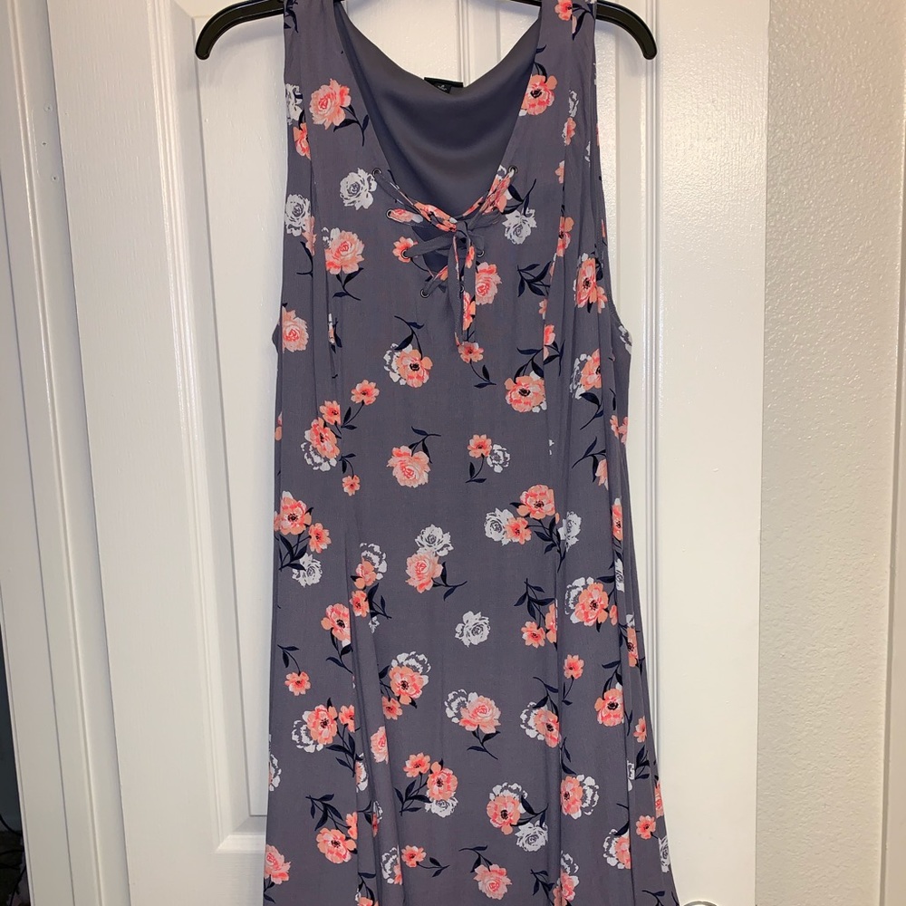 Floral purple dress Torrid